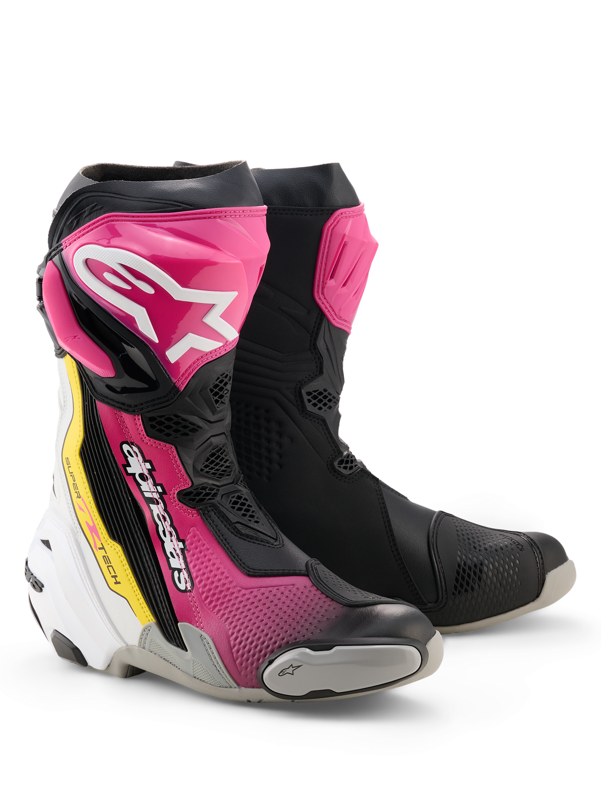 BotaS Alpinestars Supertech R - BLK/MAG/WHI/YELLOW - 2220021-1634 - vista 1