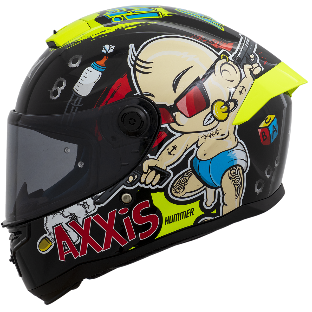 Casco Axxis Hummer Baby Bang A3