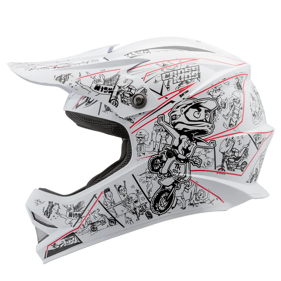 Casco Pro tork Cross Kids Cartoon Racing