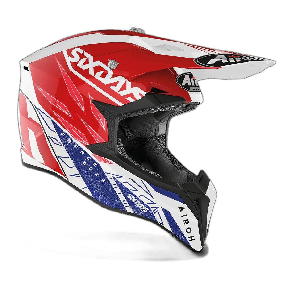 Casco Airoh Sixday Italia especial para motocross diseño exclusivo