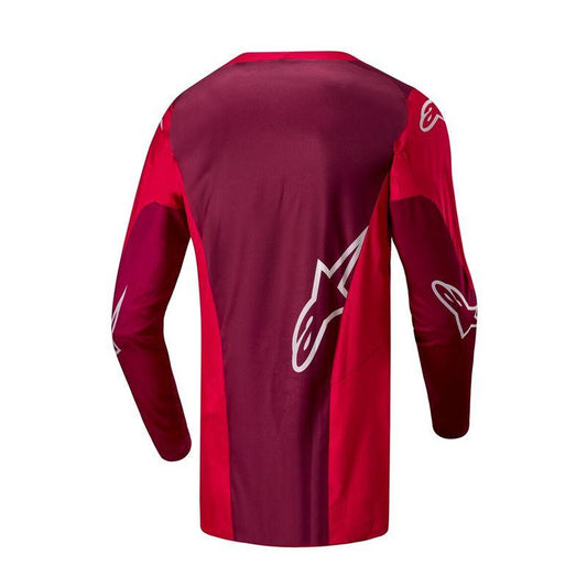 Jersey Alpinestars Racer Hoen 2024 - Mars Red/Burgundy - espalda