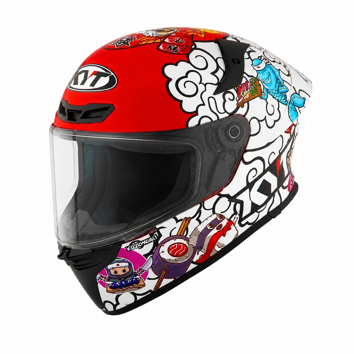 Casco KYT TT Revo Sushi Time