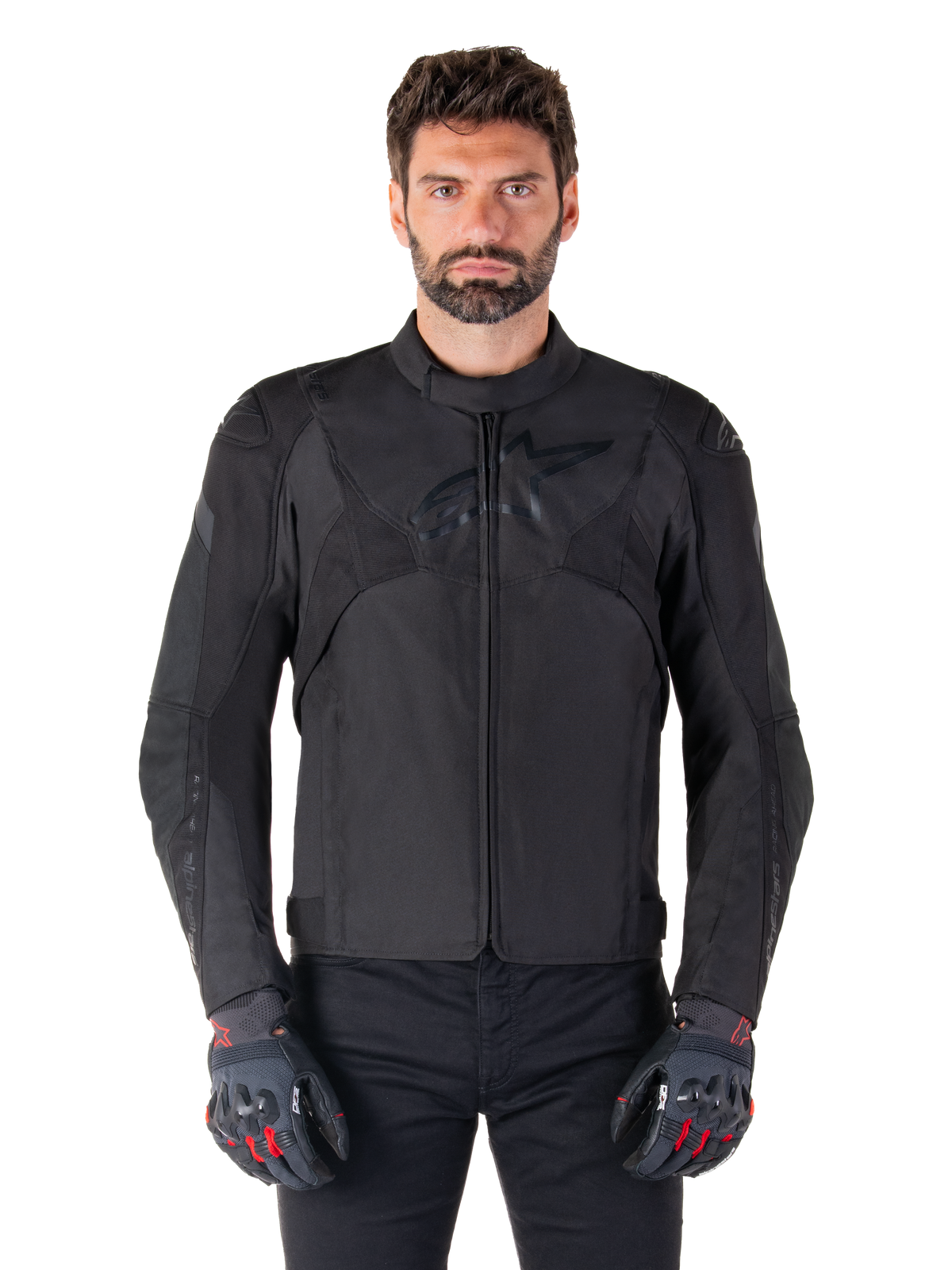 Chaqueta Alpinestars T-Jaws V4 Waterproof - Black/Black