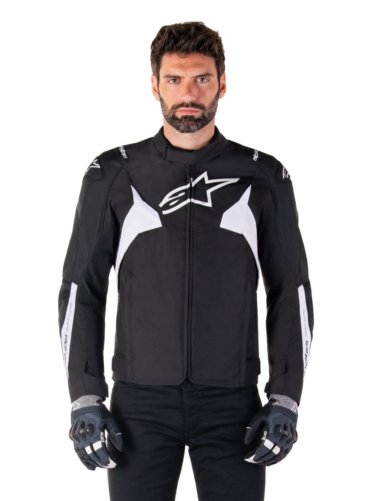 Chaqueta Alpinestars T-Jaws V4 Waterproof - Black White