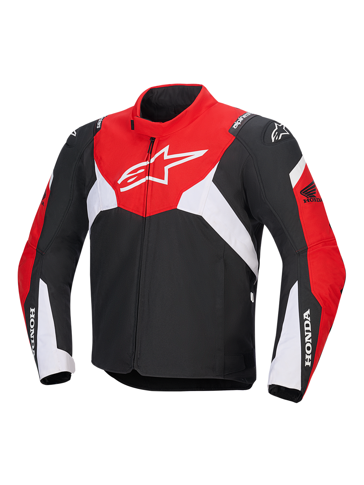 Chaqueta Alpinestars Honda T-Jaws V4 Waterproof - Black Bright Red White