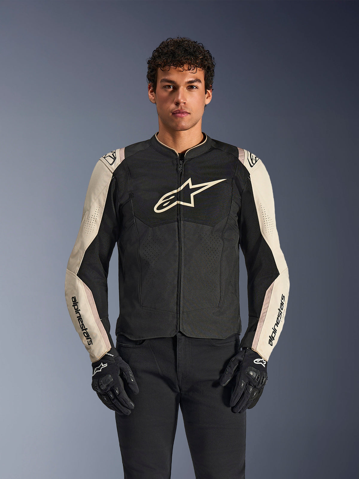 Chaqueta Alpinestars T-SPS Air V2 - Black/Mastic Aluminum