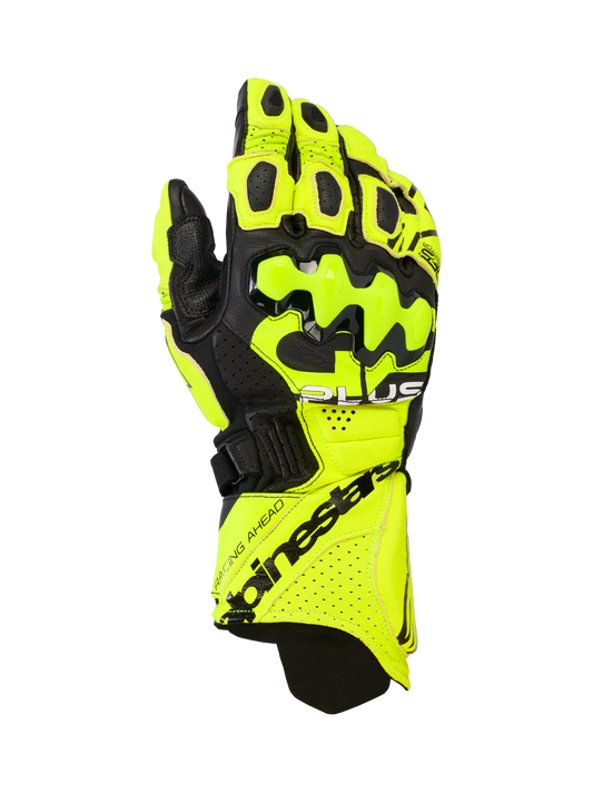 Guantes Alpinestars Gp Plus R V3 Leather - Yellow Fluo Black