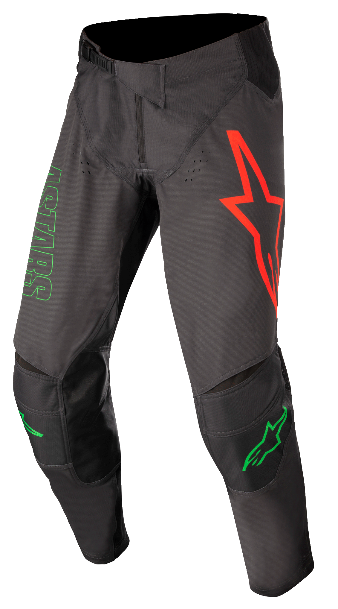 Pantalon Alpinestars Techstar Phantom - Anthracite Green Neon
