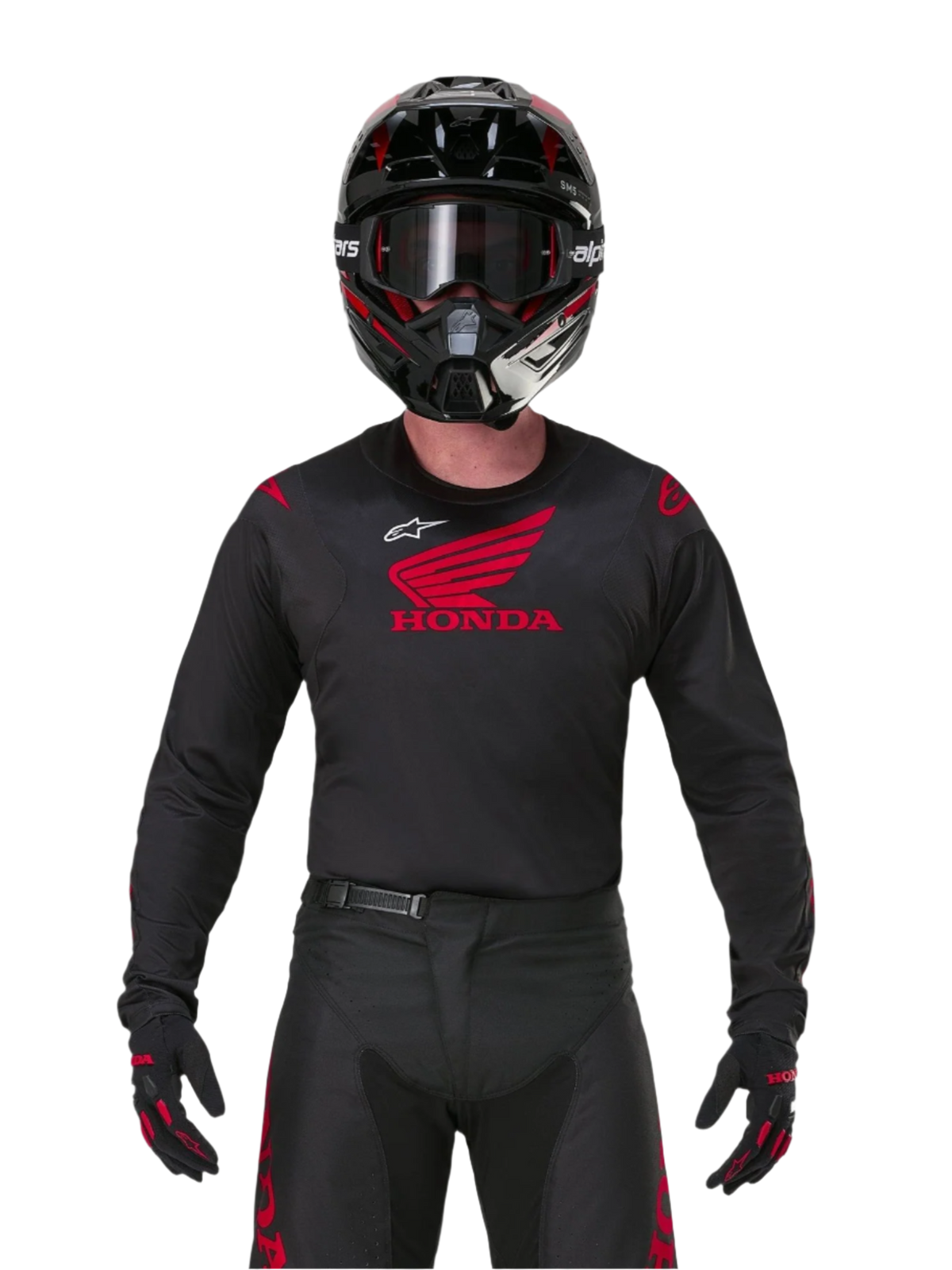 Jersey Alpinestars Honda Racer Iconic - Black Red