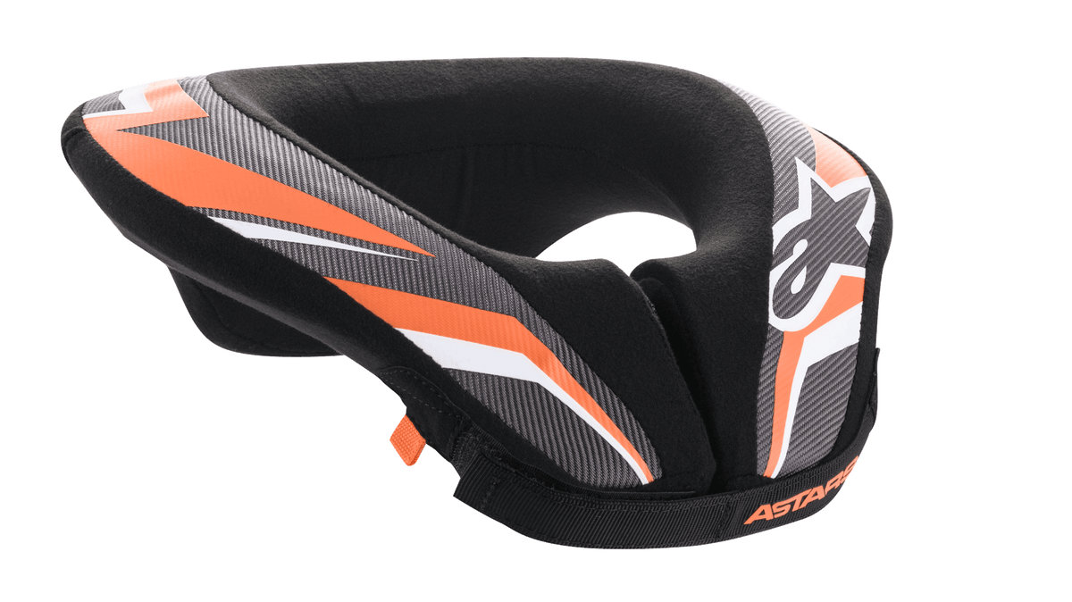 Protector cervical Alpinestars Juvenil Sequence Neck Roll - Black/Anthracite/Orange