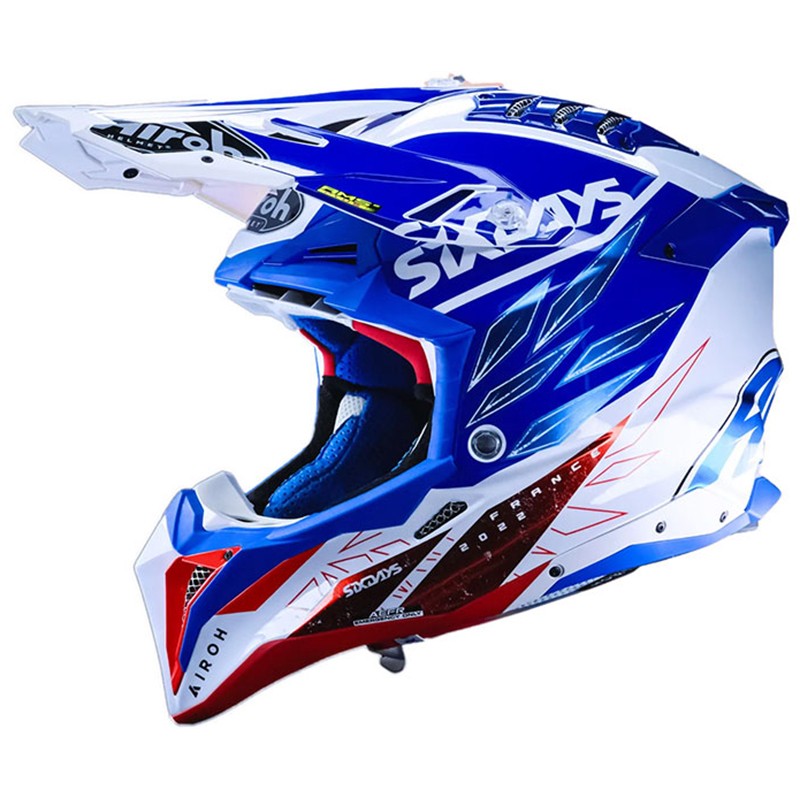 Casco Airoh Aviator 3 Six Days especial para motocross diseño exclusiv