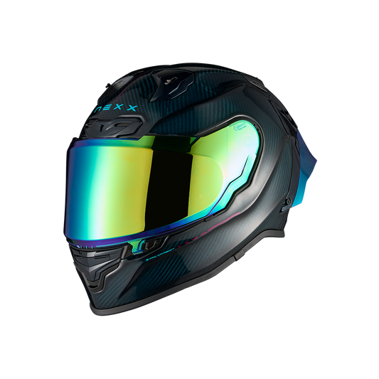 Casco Nexx X.R3R Hadal - CARBON BLUE TEAL - vista 2