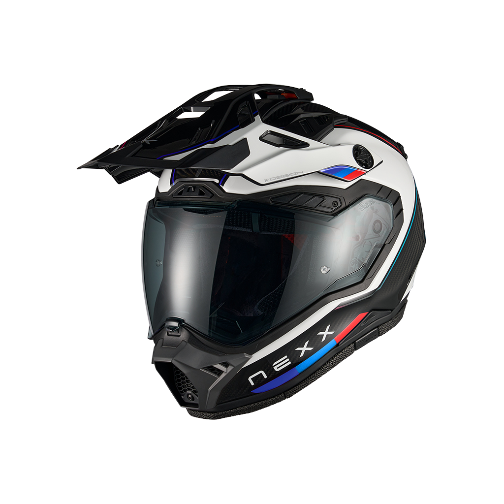 Casco Nexx X.RALLY Raid - BLUE.RED - vista 2