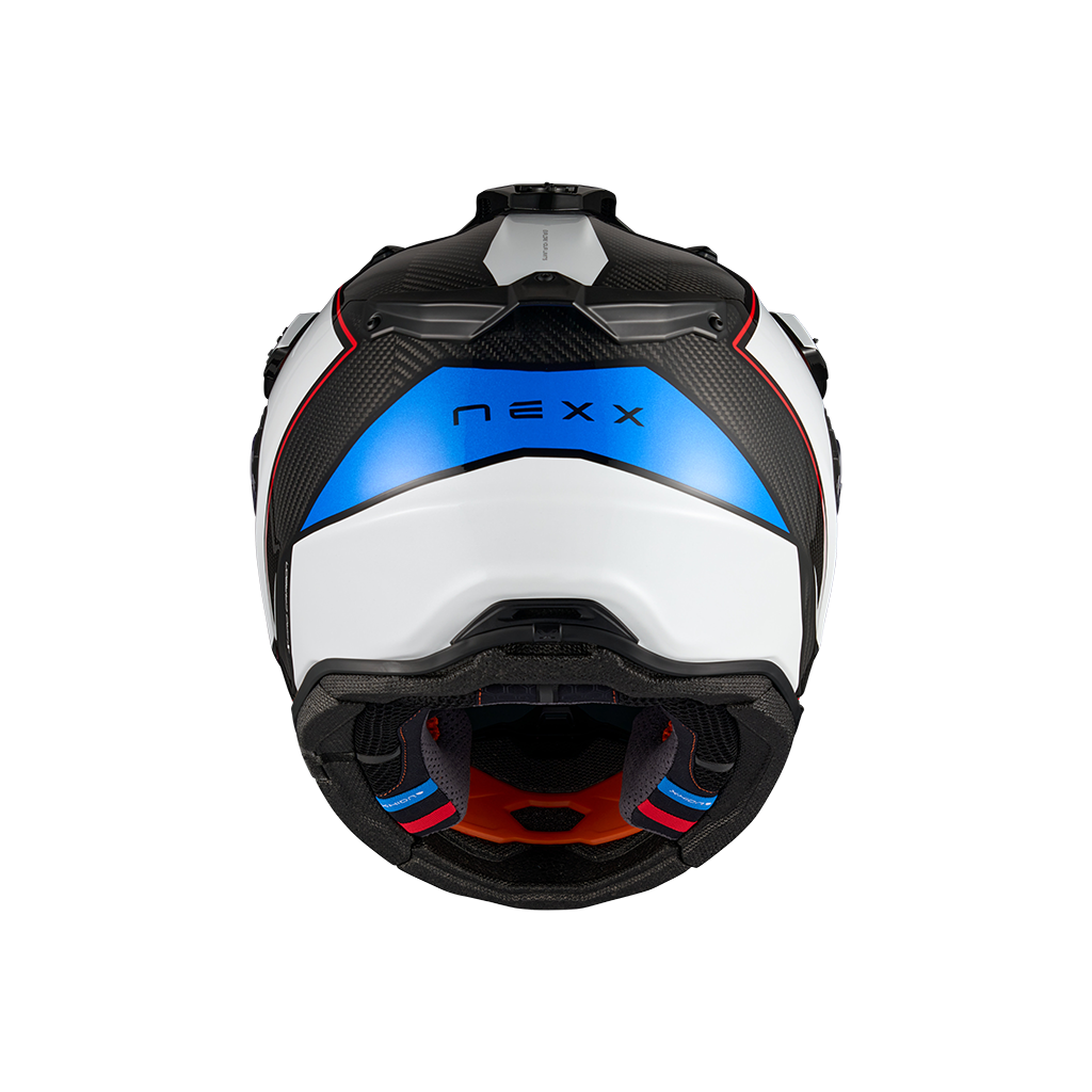 Casco Nexx X.RALLY Raid - BLUE.RED - vista 3