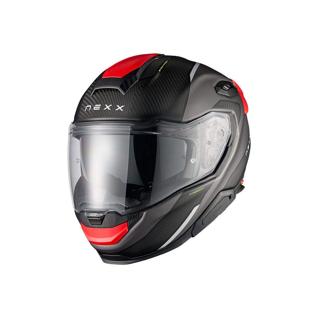 Casco Nexx X.TR Rush - BLACK.RED MT - vista 2