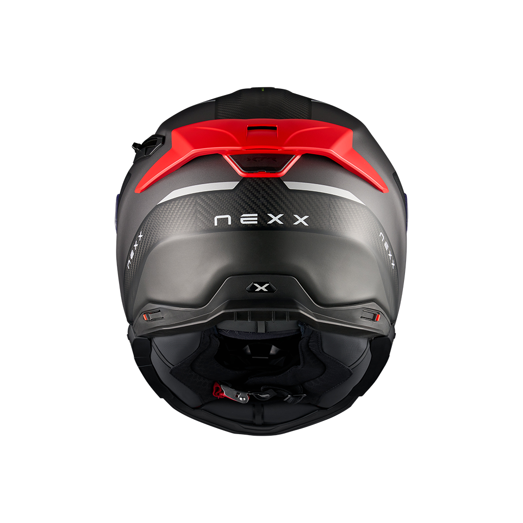 Casco Nexx X.TR Rush - BLACK.RED MT - vista 3