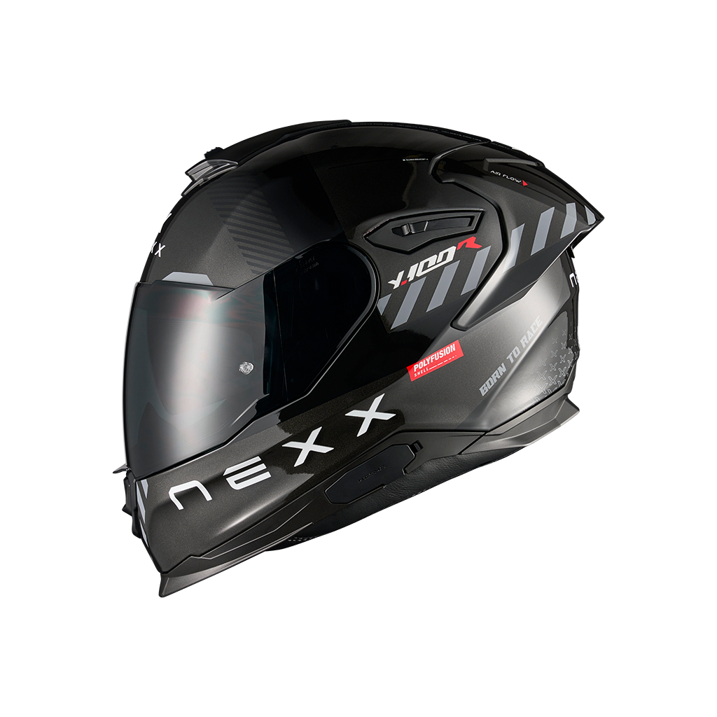 Casco Nexx Y.100R Fade - BLACK.RED - vista 1