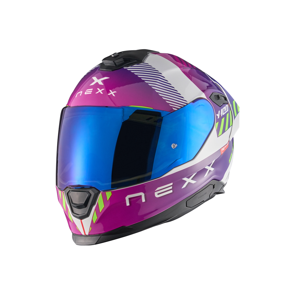 Casco Nexx Y.100R Fade - PURPLE.WHITE - vista 2
