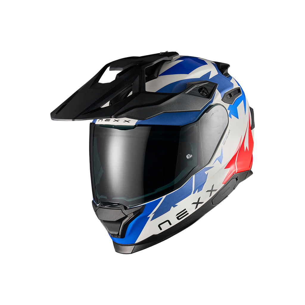 Casco Nexx Y.TRAVL Primal - BLUE.RED - vista 2
