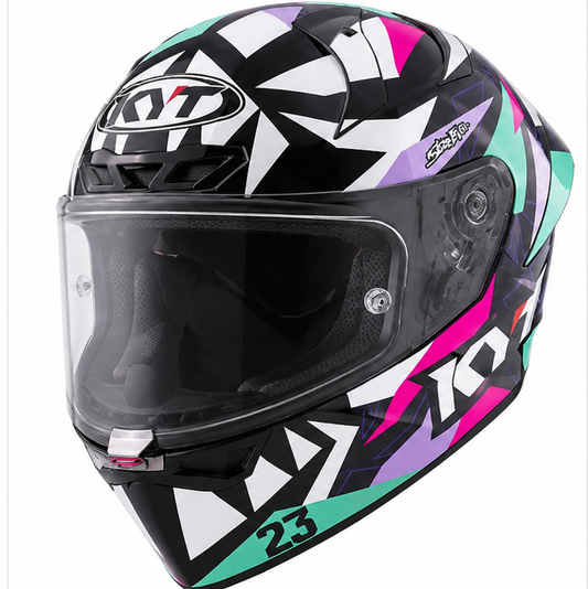 Casco KYT KX-1 Race GP Bastianini Replica 2025 FIM