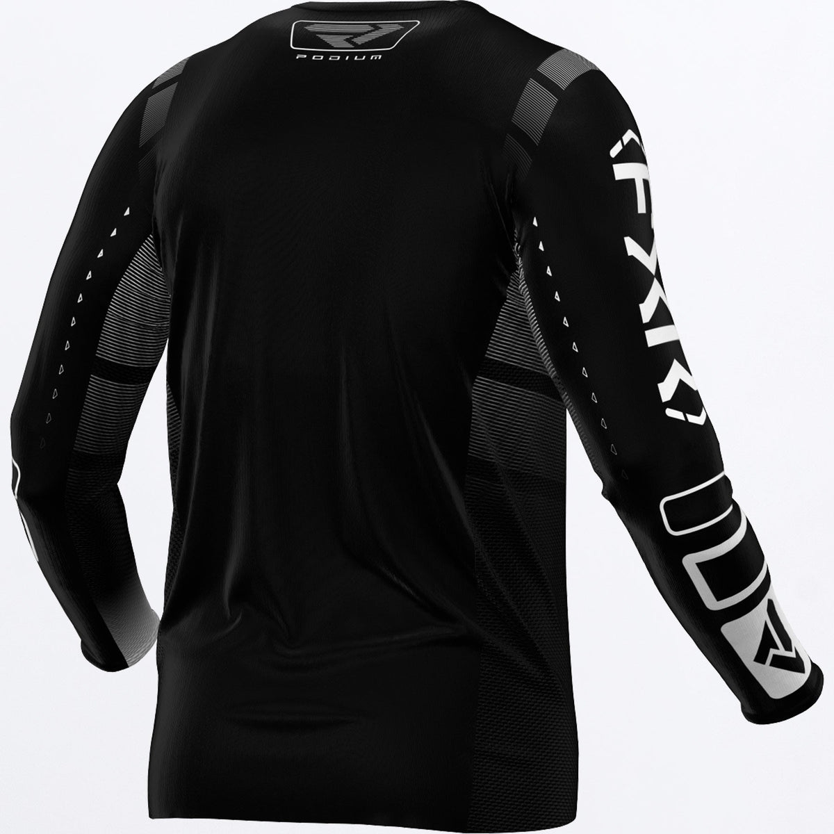 Jersey FXR Podium MX - Black/White - vista oficial 2