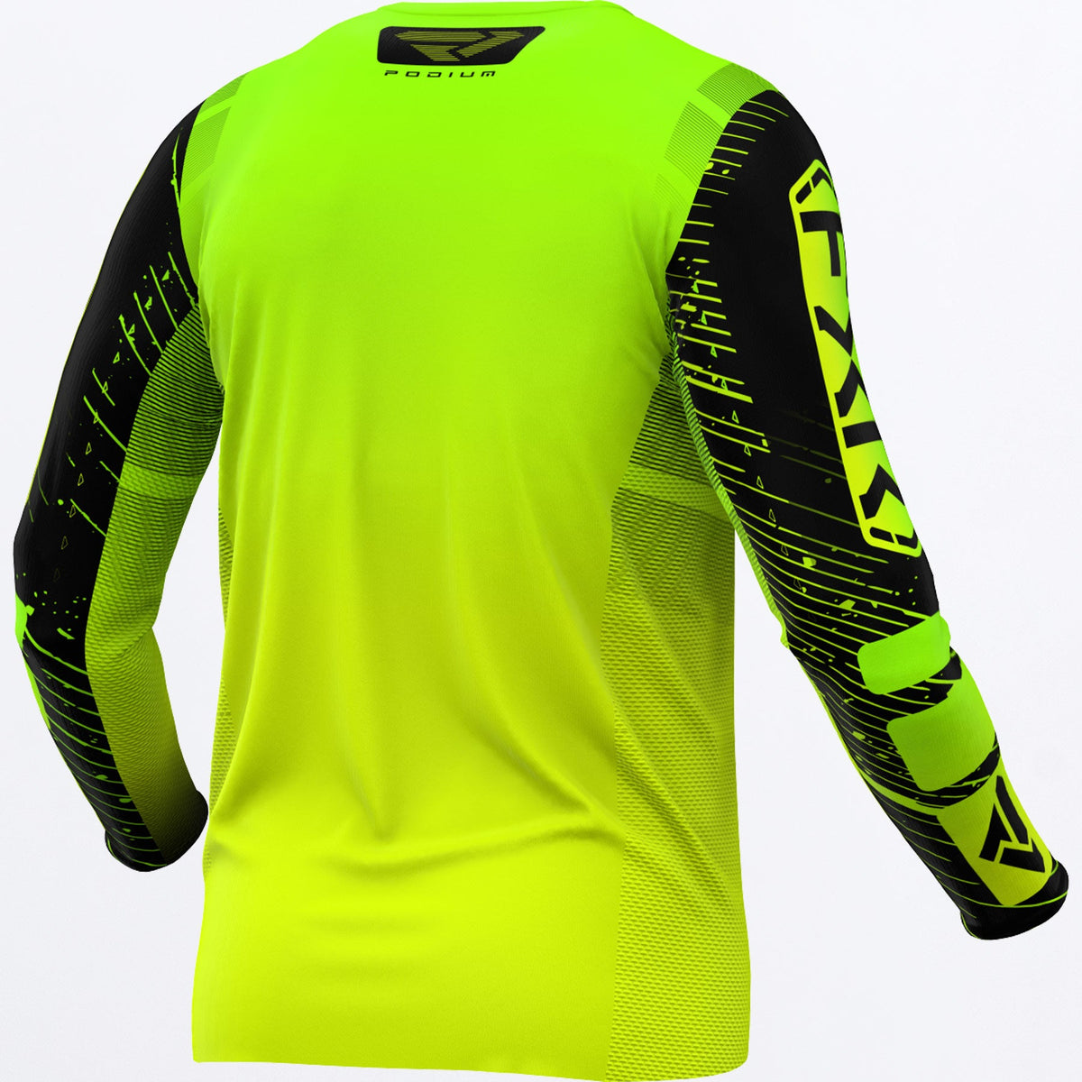 Jersey FXR Podium MX - HiVis/Lime/Black - vista oficial 2