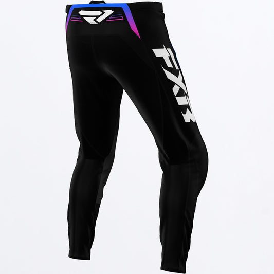 Pantalon FXR Kids Clutch MX - Black/Blue/Pink - vista oficial 2