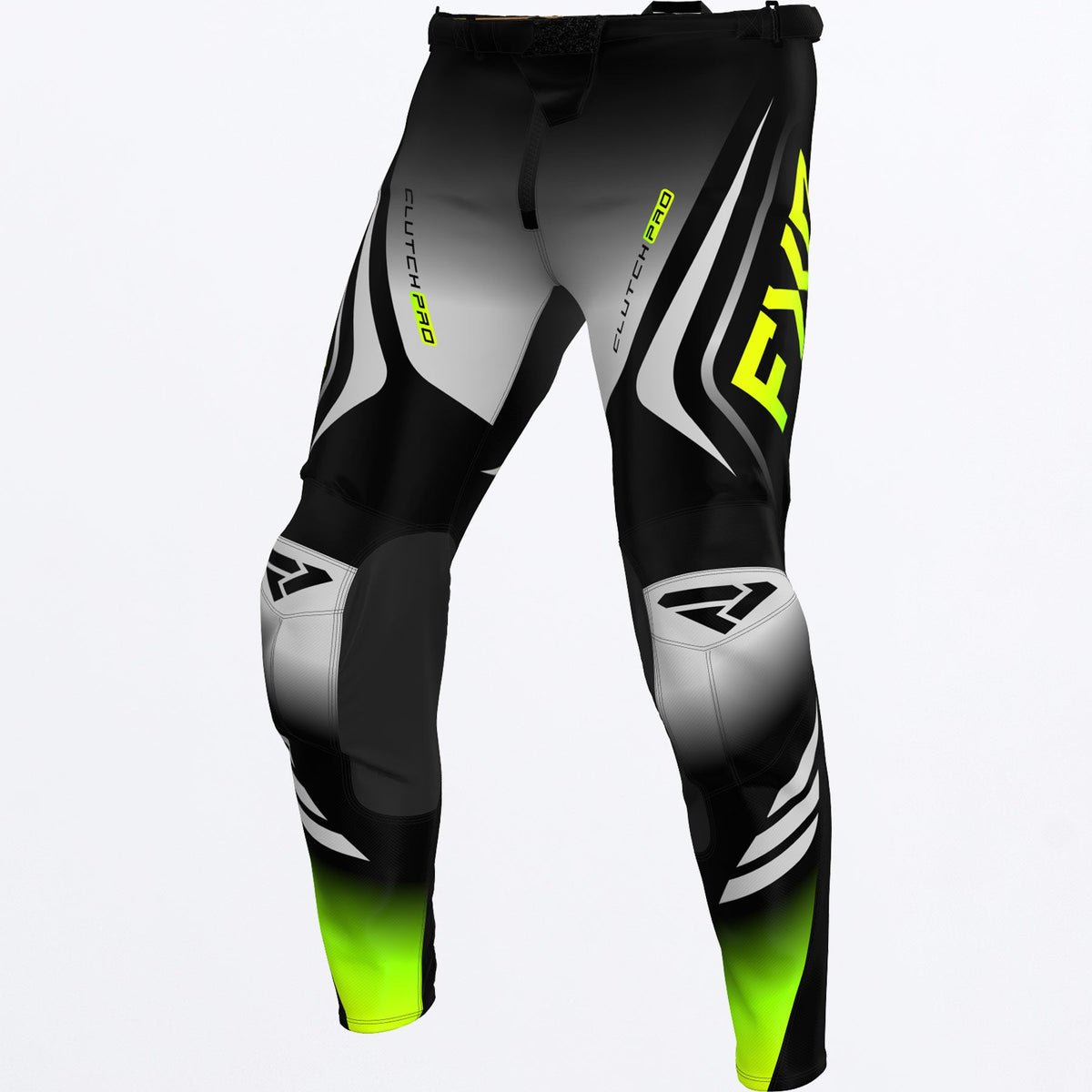 Pantalon FXR Clutch Pro MX - Black/Grey/HiVis - vista oficial 1