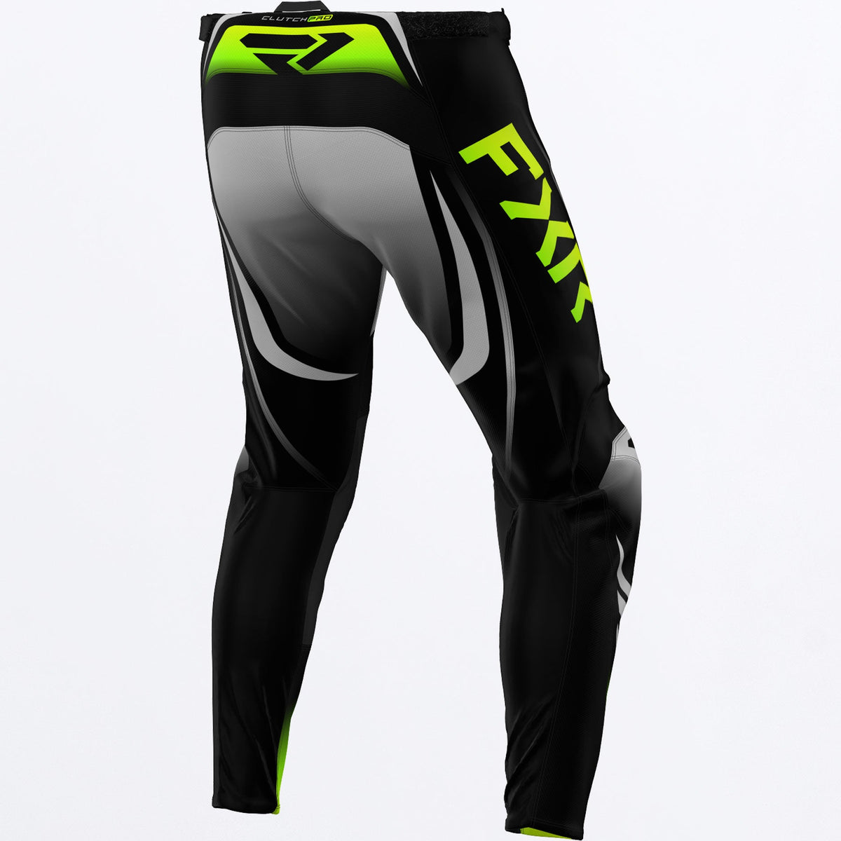 Pantalon FXR Clutch Pro MX - Black/Grey/HiVis - vista oficial 2