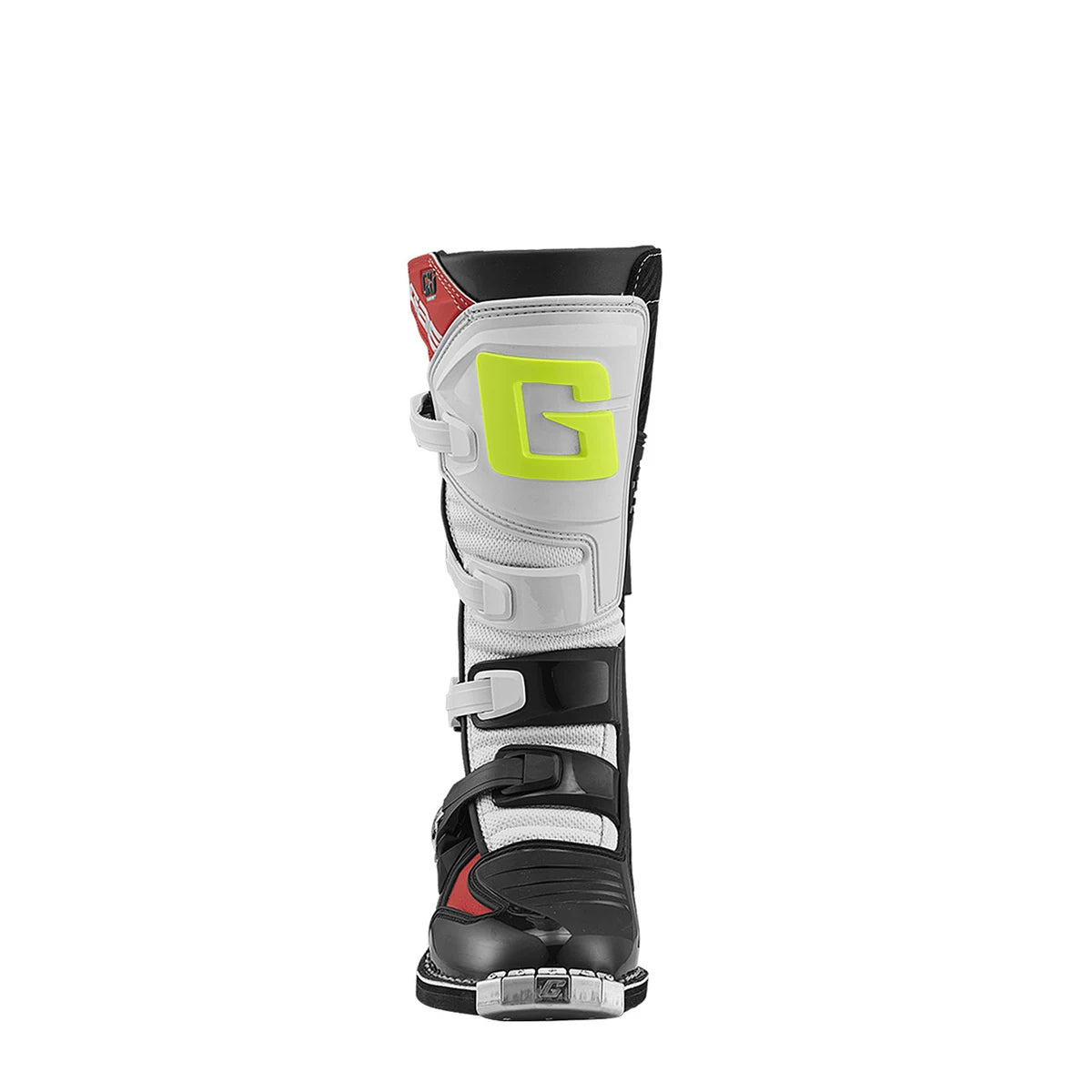 Botas Gaerne GXJ - BLK/WHT/RED - 2169-029 - vista frontal