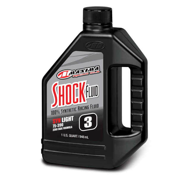 Maxima *SYNTHETIC* RACING SHOCK FLUID LIGHT 3WT / 32 OZ