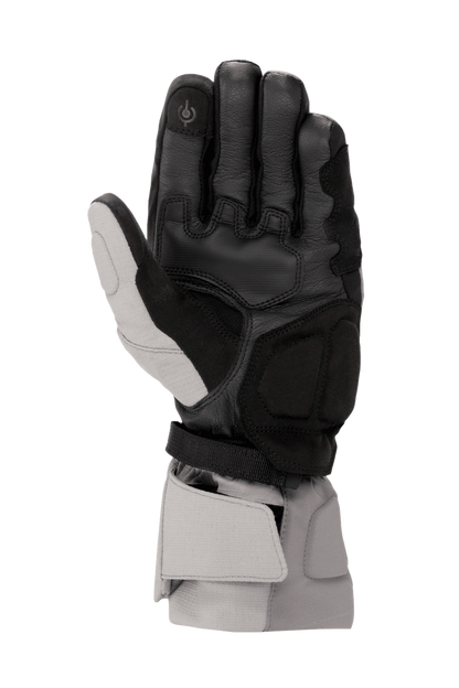 Guantes Alpinestars WR-X Gore-Tex Dark Gray Ice Gray Black - palma