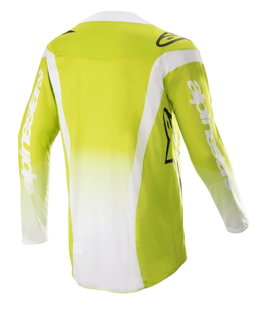 Jersey Alpinestars Techstar Push - YLW F/WHT - 3760823-552 - vista 2