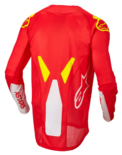 Jersey Alpinestars Techstar Factory - Red Fluo White Yellow Fluo - 3761022-3025 - vista 2