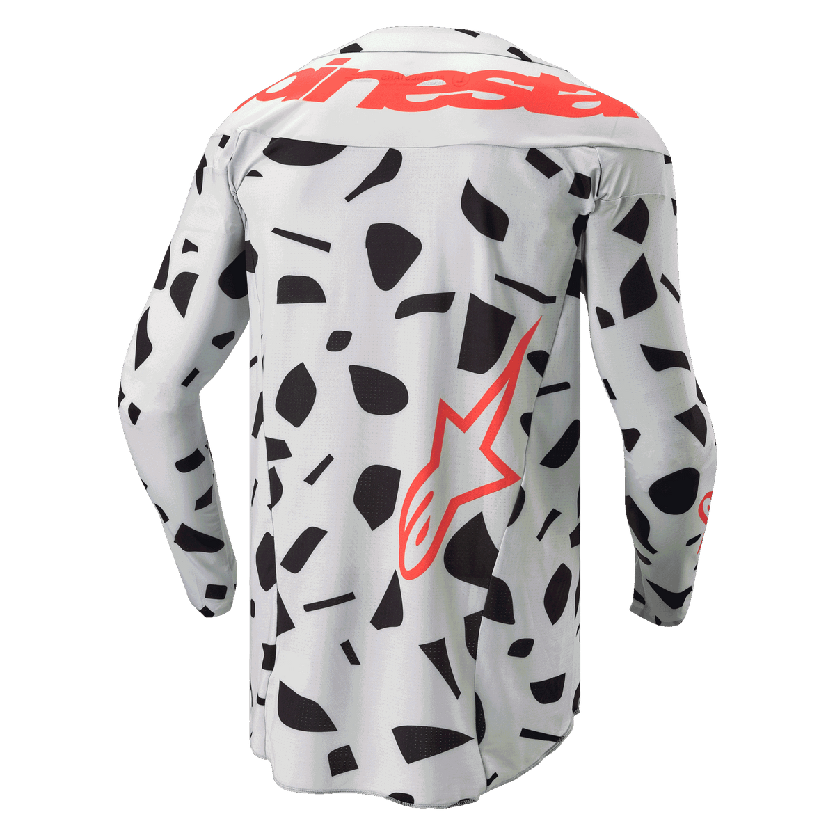 Jersey Alpinestars Techstar Rantera - Haze Gray Camo - espalda