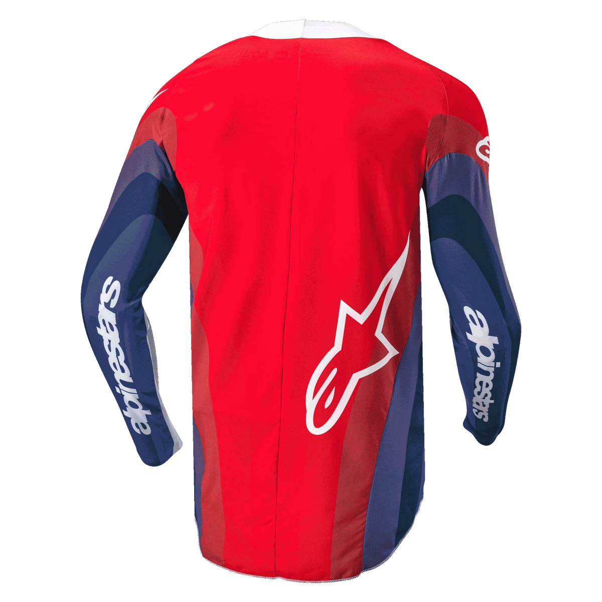 Jersey Alpinestars Techstar Pneuma Blue Mars Red White 3766924-736 - vista posterior