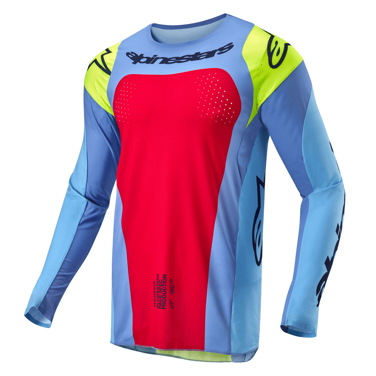 Jersey Alpinestars Techstar Ocuri - L.BLU/YLW F/RED B. - 3767024-7064 - vista 1