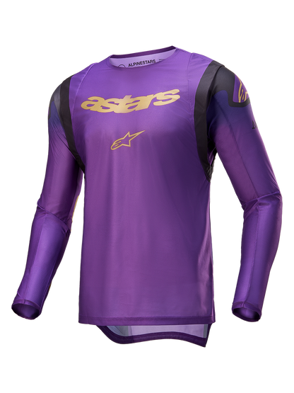 Jersey Alpinestars Supertech Champ - ULT.VIOLT/GLD/BLK - frente