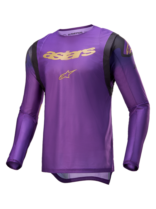 Jersey Alpinestars Supertech Champ - ULT.VIOLT/GLD/BLK - frente