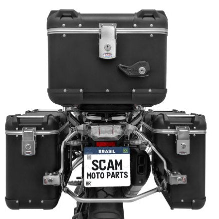 Baúl Lateral Ushuaia ADV 36L/48L Par Aluminio Negro Fosco BMW F850GS/R1200GS/R1250GS