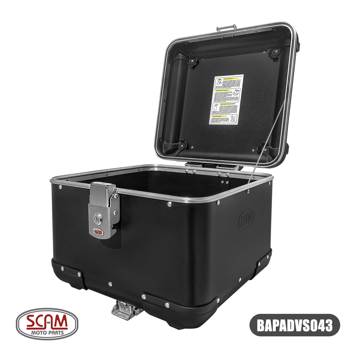 Baúl Superior Ushuaia ADV 43L Aluminio Negro Fosco BMW F850GS/R1200GS/R1250GS