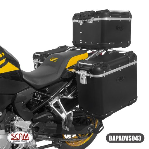 Baúl Superior Ushuaia ADV 43L Aluminio Negro Fosco BMW F850GS/R1200GS/R1250GS