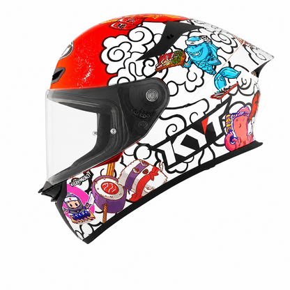 Casco KYT TT Revo Sushi Time
