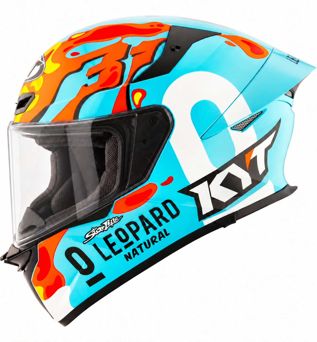 Casco KYT TT Revo Leopard Replica Aragon