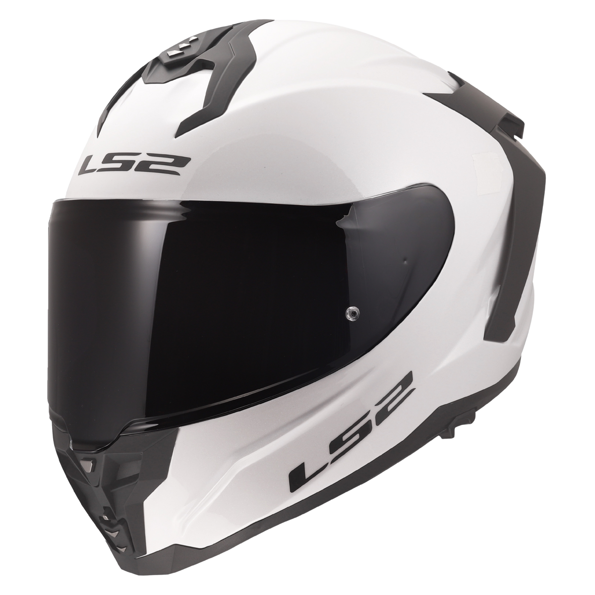 Casco LS2 Challenger II Solid - White Black Gloss