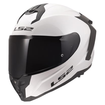 Casco LS2 Challenger II Solid - White Black Gloss