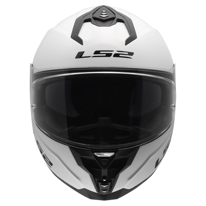 Casco LS2 Challenger II Solid - White Black Gloss
