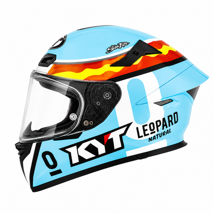 Casco KYT TT Revo Leopard Replica Spaniard