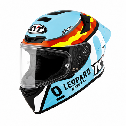 Casco KYT TT Revo Leopard Replica Spaniard