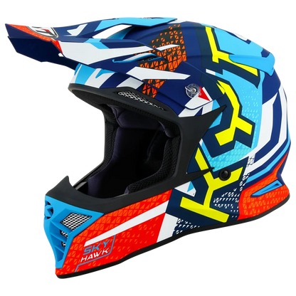 Casco KYT MX Skyhawk Hyperflow